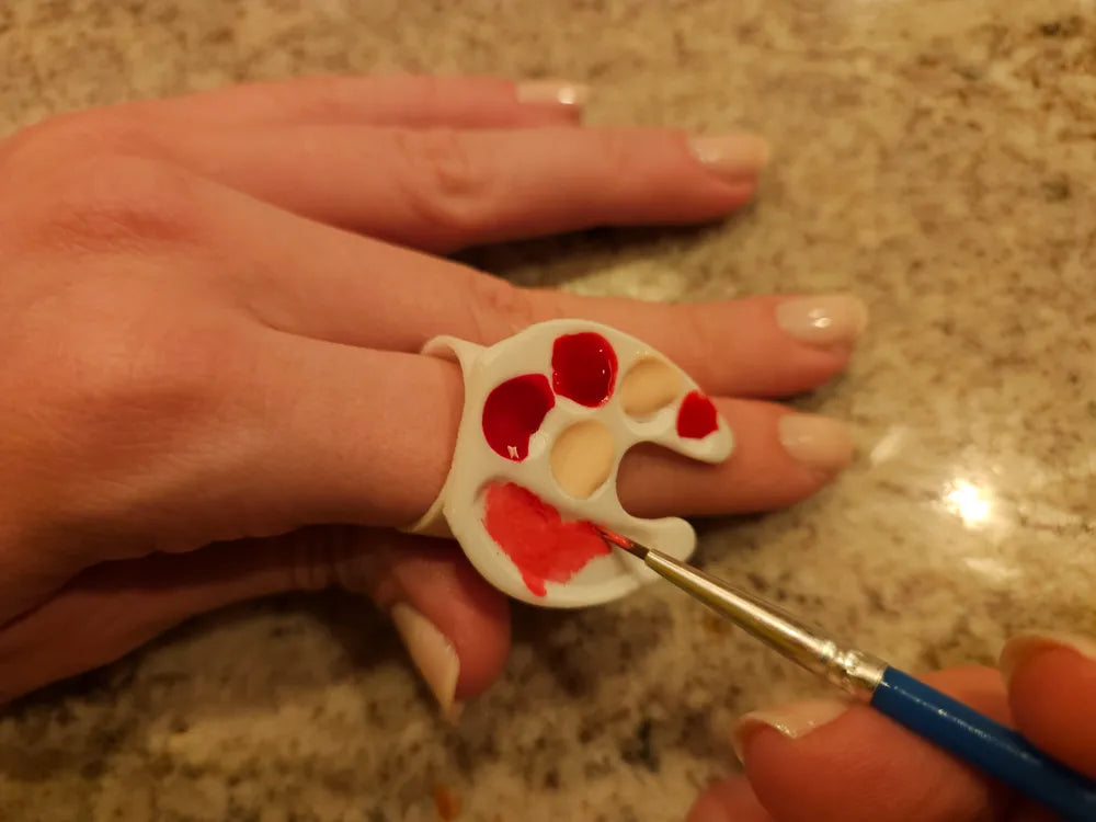 Nail Art Pallet Ring