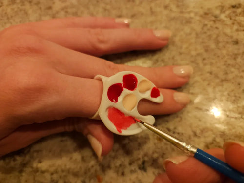 Nail Art Pallet Ring